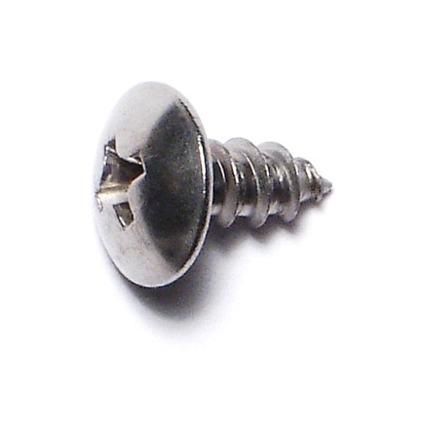 Midwest Fastener Sheet Metal Screw, #8 x 3/8 in, 18-8 Stainless Steel Truss Head Phillips Drive, 40 PK 33947 - main